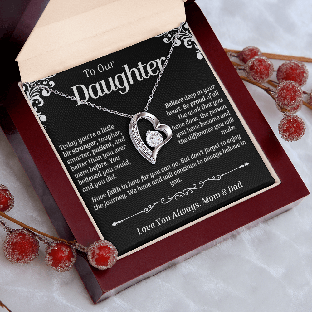To Our Daughter - Forever Love (Love Knot Necklace)