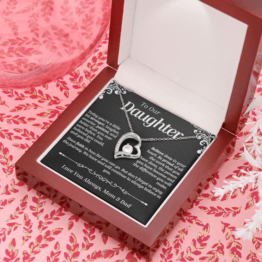 To Our Daughter - Forever Love (Love Knot Necklace)