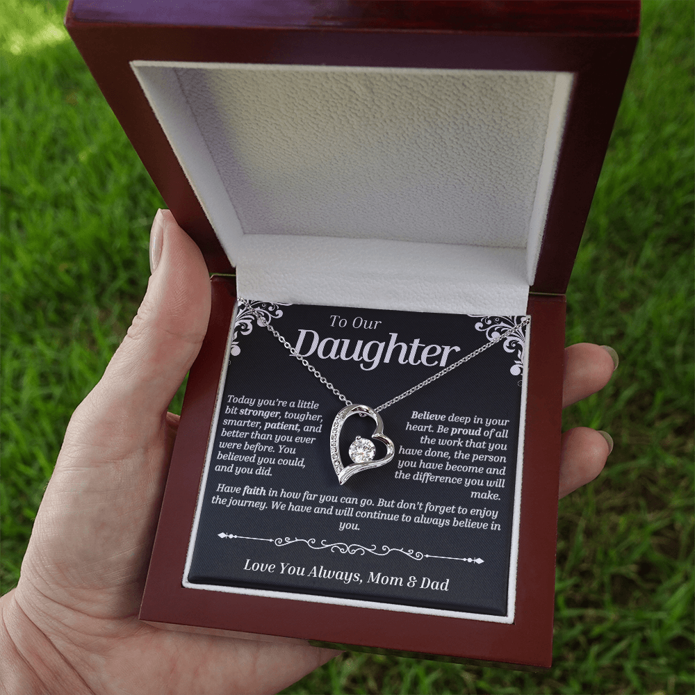 To Our Daughter - Forever Love (Love Knot Necklace)