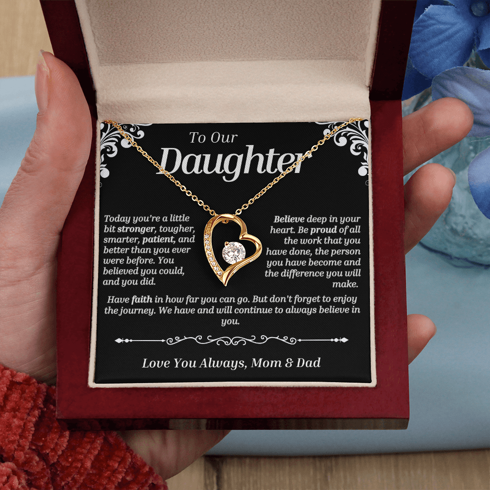 To Our Daughter - Forever Love (Love Knot Necklace)