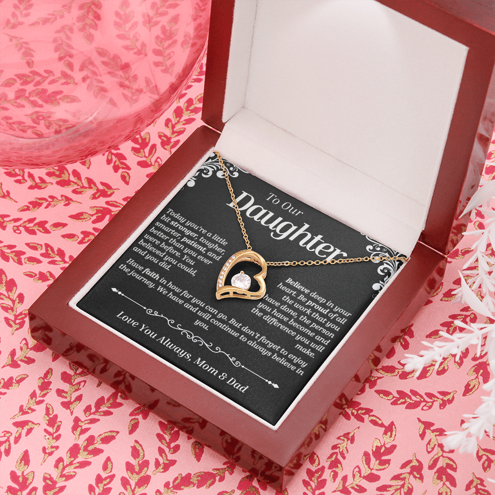 To Our Daughter - Forever Love (Love Knot Necklace)