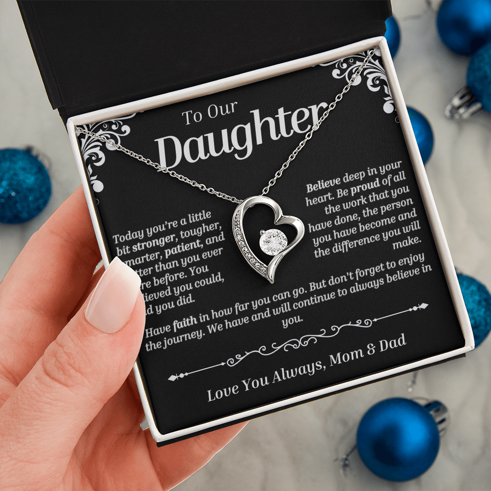 To Our Daughter - Forever Love (Love Knot Necklace)