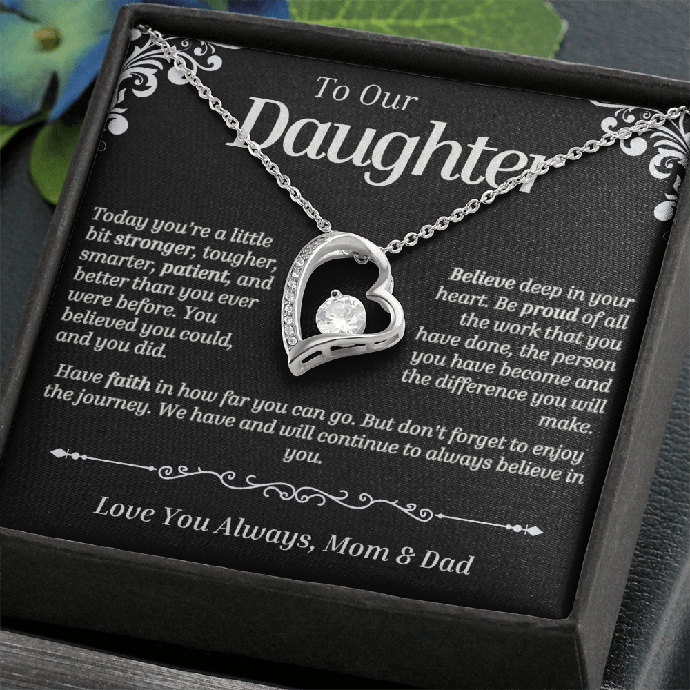 To Our Daughter - Forever Love (Love Knot Necklace)