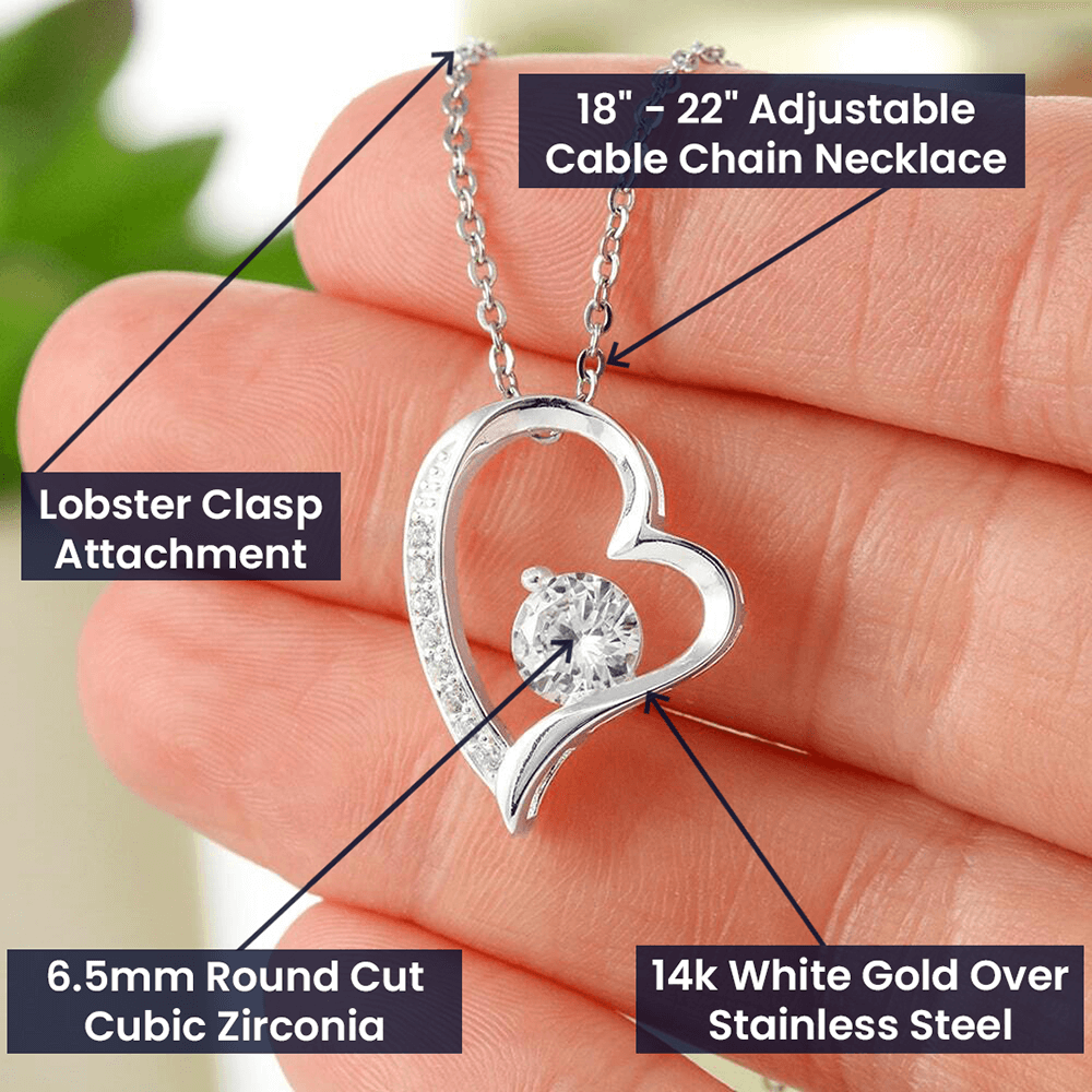 To Our Daughter - Forever Love (Love Knot Necklace)