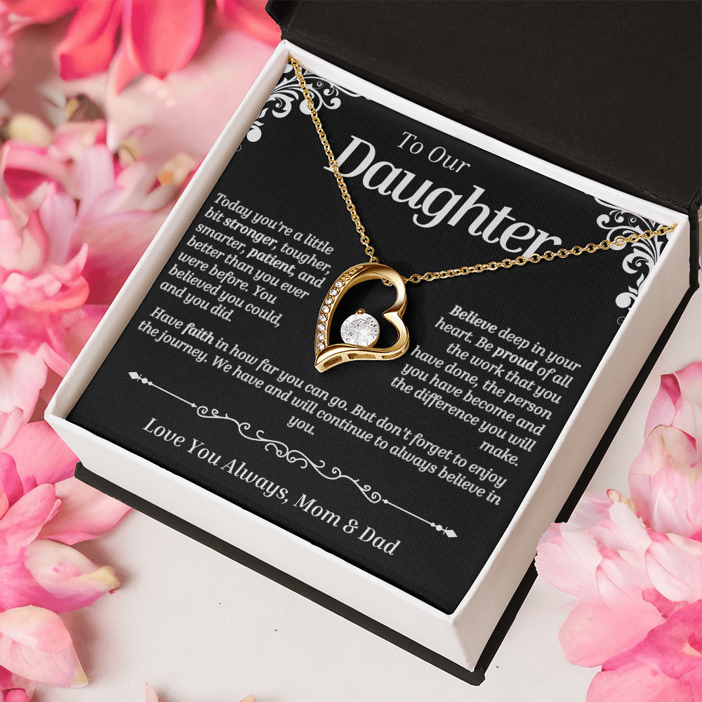 To Our Daughter - Forever Love (Love Knot Necklace)